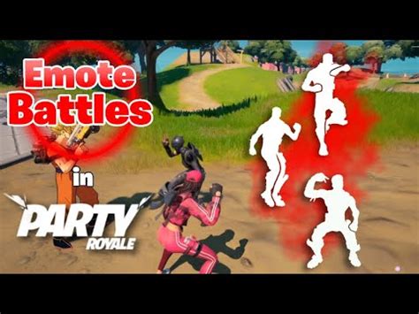 Ruby Skin Flexing Rare Emotes in Party Royale Emote Battles - YouTube