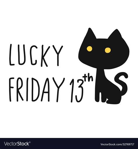 Happy Friday 13th Black Cat