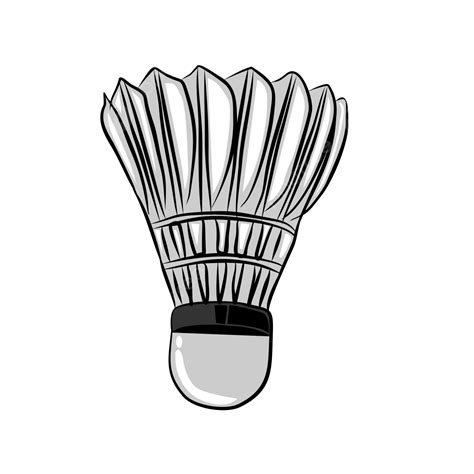 Shuttlecock PNG Image, Hand Drawn Shuttlecock Vector Clip Art Cartoon ...