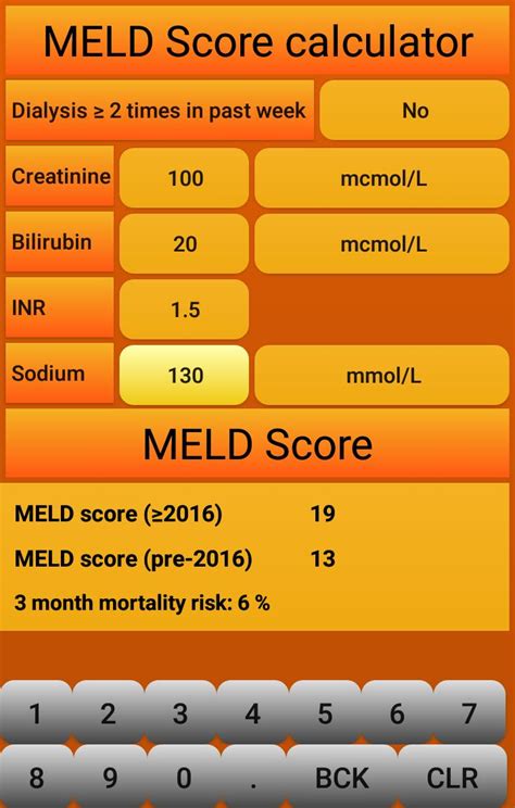 MELD Score calculator APK for Android Download