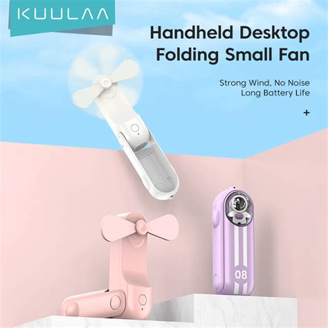 Mini Fan Multifunction Portable Kipas Mini USB Rechargeable 1200mAh ...