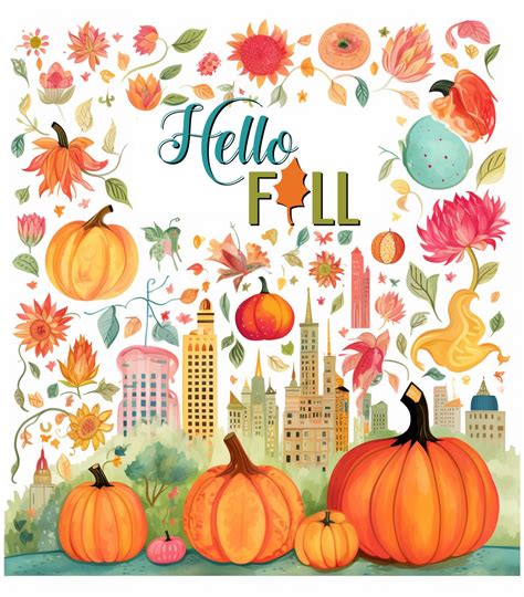 Autumn Fall Pumpkin Art Print Free Stock Photo - Public Domain Pictures