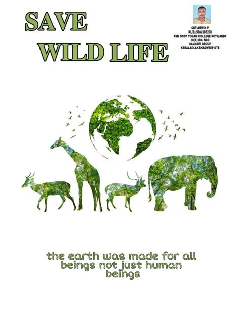 SAVE WILDLIFE – India NCC