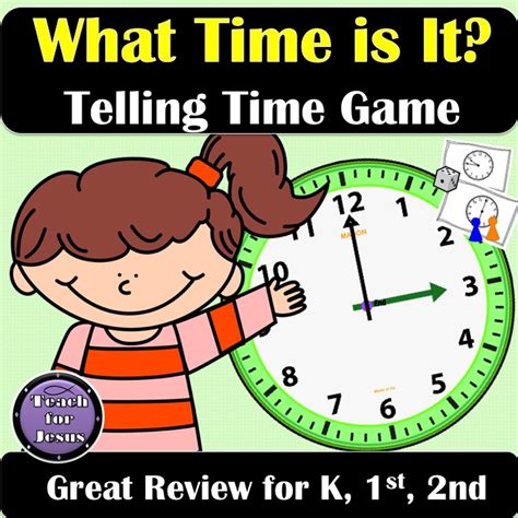 Telling Time Game | Analog Clock Review - Amped Up Learning