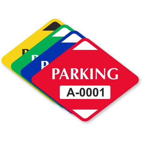 In-Stock Parking Decals – Order Prenumbered