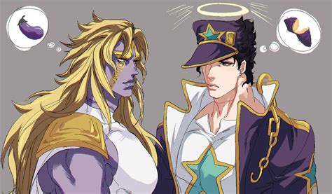 kujo jotaro, dio brando, and heaven ascended dio (jojo no kimyou na ...