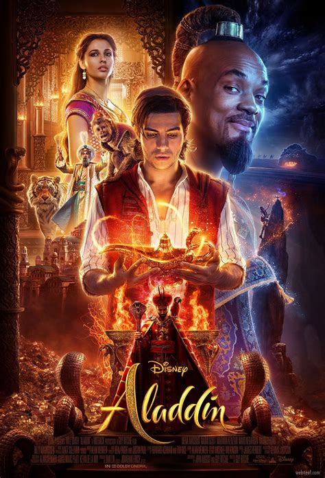 Movie Poster Design Aladdin Disney Glossy Composite 2