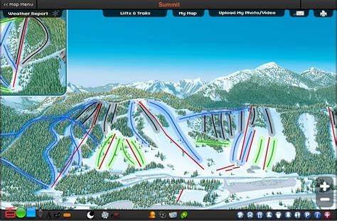 The Summit at Snoqualmie Trail Map • Piste Map • Panoramic Mountain Map