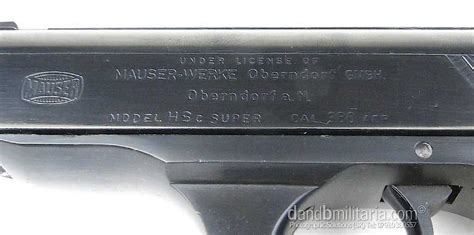 Deactivated Mauser HSC Pistol