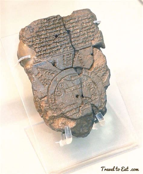 Babylonian World Map, British Museum, London - Travel To Eat | British museum, Ancient maps, Museum