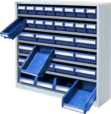 Bin cabinets with storage bins, storage tray or modular bins - Almoverken