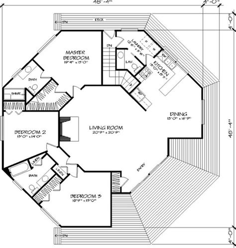 Floor Plan First Story Round House Plans, Dream House Plans, Small ...