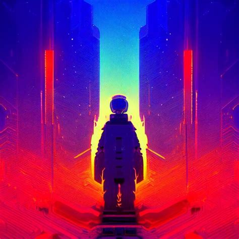 Premium AI Image | A poster for a movie called spaceman