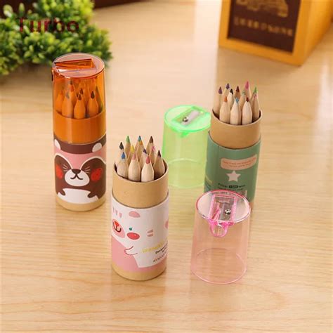 Korean School Supplies Stationery Cheap Personalized Custom Logo Eco-friendly Cute Wooden Hb 3.5 ...