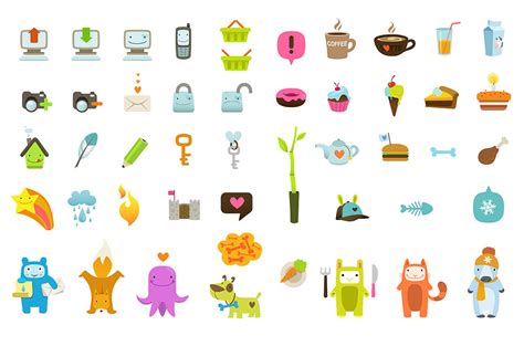 Ultra Cute icon set - Design Mirkku