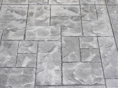 stamped concrete floor designs - Cinderella Traylor