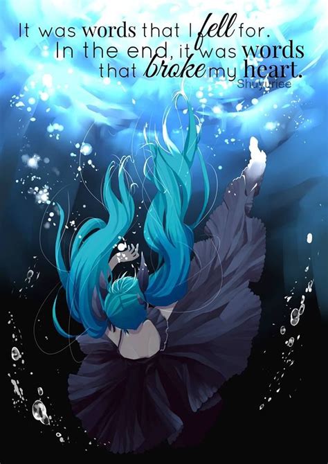 Deep Sea Girl … | Anime, Anime qoutes, Anime artwork