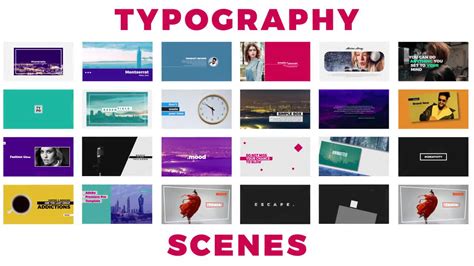 Typography - Premiere Pro Templates | Motion Array