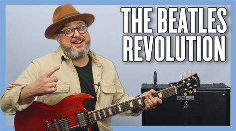 The Beatles Revolution Guitar Lesson + Tutorial - Electric Guitar Lessons