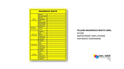 Printable Hazardous Waste Label Template Philippines - udlvirtual.esad.edu.br