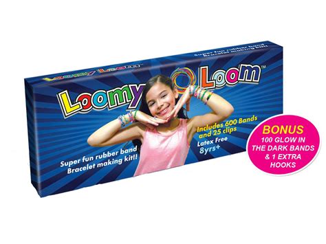 Full Screen Image of the Loomy Loom Loom-kits | Rainbow Loom Patterns