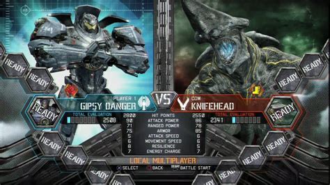 PACIFIC RIM THE VIDEO GAME - GIPSY DANGER vs KNIFEHEAD - YouTube