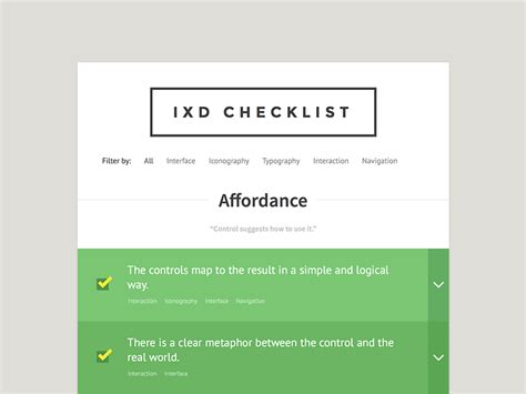 IxD Checklist by Amit Jakhu for Orium on Dribbble