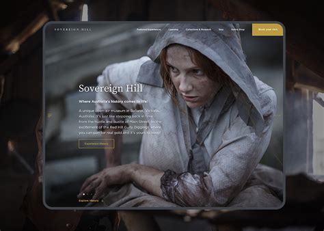 Sovereign Hill Museum - Awwwards Honorable Mention