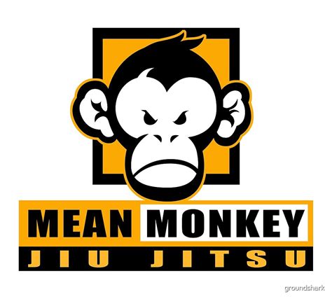 "Mean Monkey Jiu Jitsu" by groundshark | Redbubble