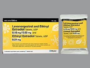 levonorgestrel/ethinyl estradiol and ethinyl estradiol oral Drug ...