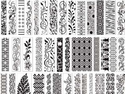 FLORAL PATTERN VECTOR JALI DESIGN by Designs4cnc on Dribbble