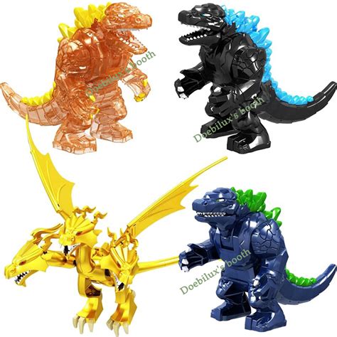 4pcs/set Ghidorah & Godzilla King of the Monsters (2019 Movie) Lego ...