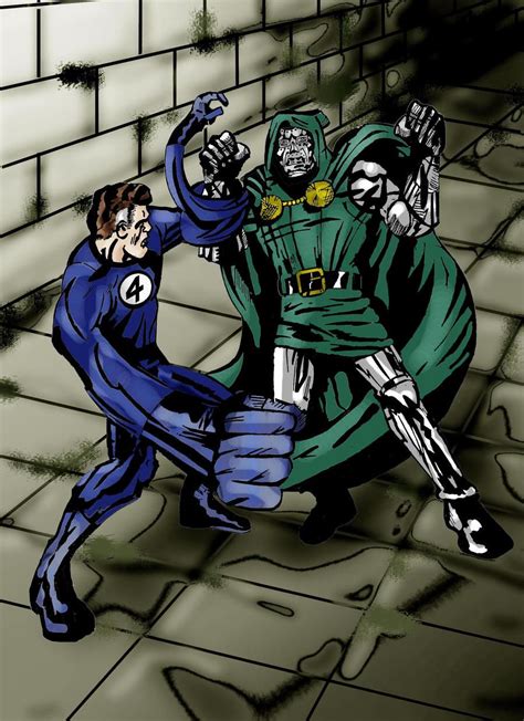 dr.doom vs reed richards by rorschachcraig on DeviantArt | Richard ...