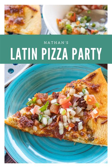 Latin Pizza with a party for your senses! | Healthy snacks recipes, Thin crust pizza dough ...