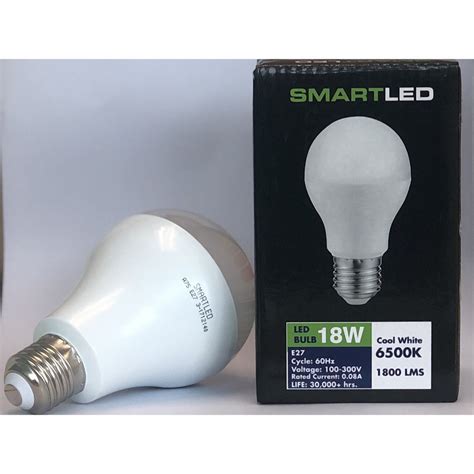 18 watts LED Bulb E27 socket (Cool White) | Shopee Philippines