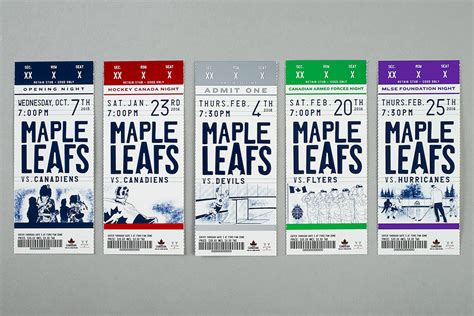 Toronto Maple Leafs 2015-16 Season Ticket Package on Behance