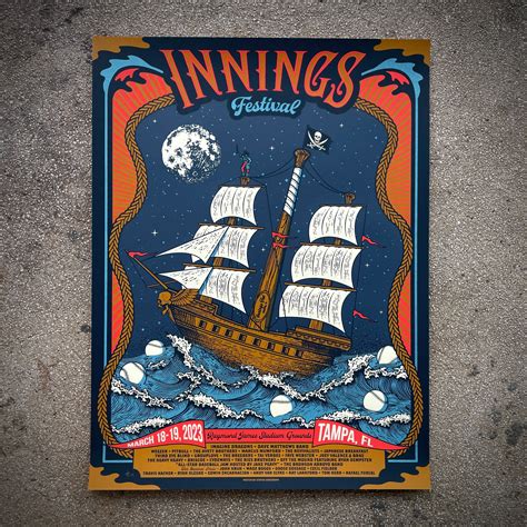 Innings Festival 2023 - Tampa FL - Status Serigraph