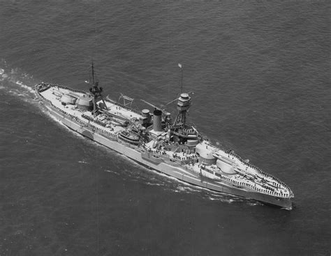 USS Texas (BB-35) during the 1927 Fleet Review. During WW2 she escorted numerous convoys across ...