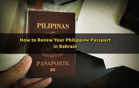 How to Renew Philippine Passport in Bahrain | Bahrain OFW