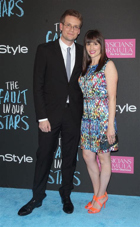 John Green (pictured with his wife, Sarah Urist) loved the whole | The Fault in Our Stars Cast ...