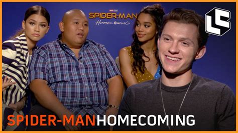 Spider-Man: Homecoming - Cast Interview - YouTube