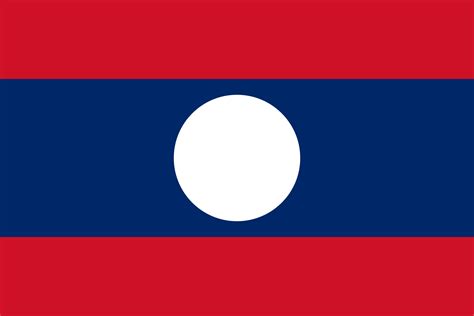 Laos Flag Meaning & Full List Of National Flag of Laos Since 1353