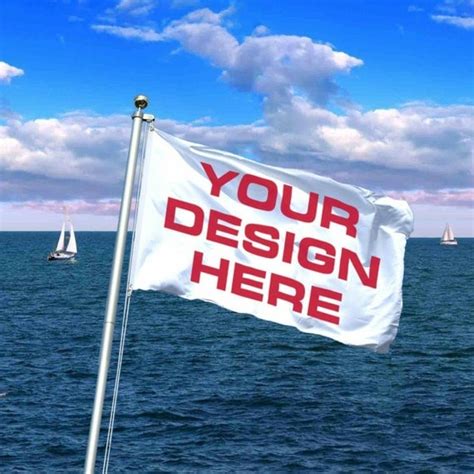 Custom Printed Boat Flags Vendors Festivals Businesses