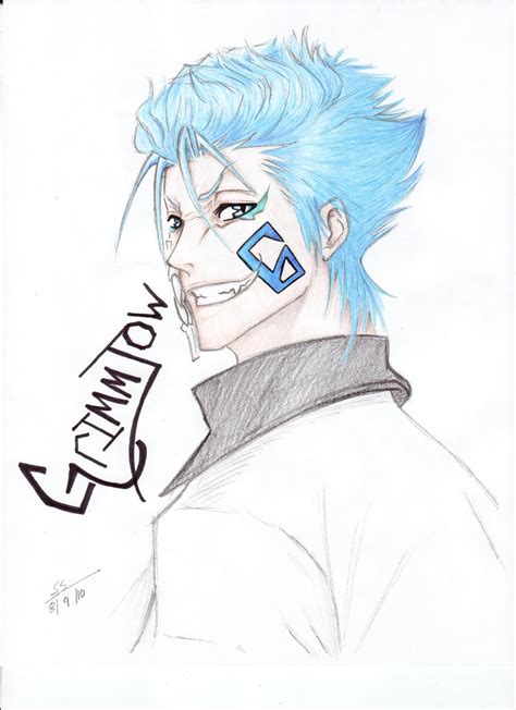 Grimmjow Face by silverfangcracker on DeviantArt