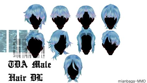 MMD TDA Male Hair 13# DL by mianbaga-MMD on DeviantArt