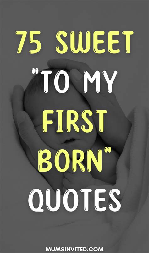 75 first born quotes that sum up the experience – Artofit