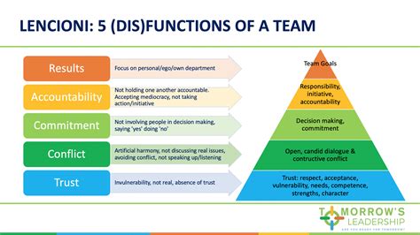 Five Dysfunctions Of A Team Overview