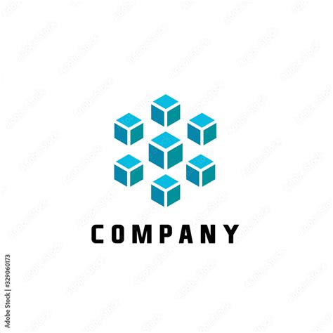 Vector cube 3d logo, logo design inspiration Stock Vector | Adobe Stock