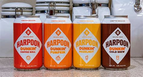 Received: Harpoon Brewery Dunkin' coffee-inspired beers - The Brew Site