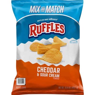 Ruffles Cheddar & Sour Cream Potato Chips, 15.125 oz. - Sam's Club